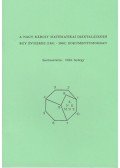 Oláh György - A Nagy Károly Matematikai Diáktalálkozó egy évtizede (1991-2000) dokumentumokban