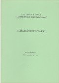 Több szerző - A XI. Nagy Károly Matematikai Diáktalálkozó előadáskivonatai