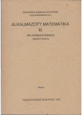 Dr. Fazekas Ferenc - Alkalmazott matematika III.