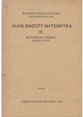 Dr. Fazekas Ferenc - Alkalmazott matematika IV.