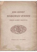 Kiss József - Kiss József háborús versei