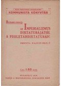 Bucharin Nikoláj - Az imperializmus diktaturájától a proletárdiktaturáig