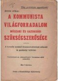 Hevesi Gyula - A kommunista világforradalom műszaki és gazdasági szükségszerűsége