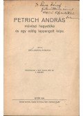 Dr. Salamon Henrik - Petrich András művészi hagyatéka és egy eddig lappangott képe (dedikált)