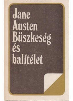 Jane Austen - Büszkeség és balítélet Jane Austen - Büszkeség és balítélet, Bukarest 1988 antikvár könyv