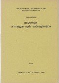 Nagy Ferenc - Bevezetés a magyar nyelv szövegtanába