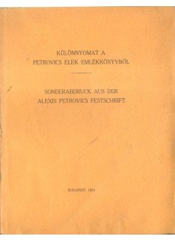 Balogh Jolán - Különnyomat a Petrovics Elek emlékkönyvből (dedikált) Balogh Jolán - Különnyomat a Petrovics Elek emlékkönyvből (dedikált), Budapest 1934 antikvár könyv