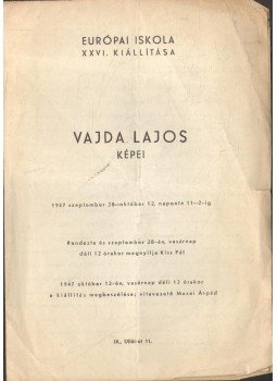 Mezei Árpád - Vajda Lajos képei Mezei Árpád - Vajda Lajos képei, 1947 antikvár könyv