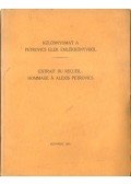 Pigler Andor - Különnyomat a Petrovics Elek emlékkönyvből