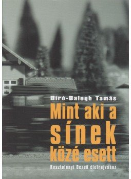 Bíró-Balogh Tamás - Mint aki a sínek közé esett Bíró-Balogh Tamás - Mint aki a sínek közé esett, Budapest 2014 antikvár könyv