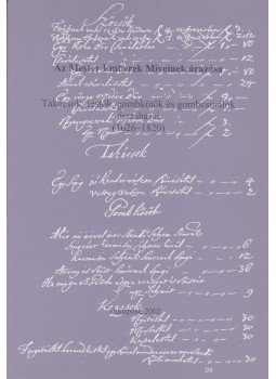 Flórián Mária - Takácsok, festők, gombkötők és gombcsinálók árszabásai (1626-1820) Flórián Mária - Takácsok, festők, gombkötők és gombcsinálók árszabásai (1626-1820), Budapest 2002 antikvár könyv