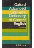 HORNBY, A S - Oxford Advanced Learner's Dictionary of Current English