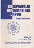 Hermann Péter,Fried Ervinné (szerkesztő),Lugosi Erzsébet (szerkesztő) - Középiskolai matematikai lapok 1990/5. május