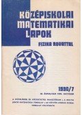 Hermann Péter,Fried Ervinné (szerkesztő),Lugosi Erzsébet (szerkesztő) - Középiskolai matematikai lapok 1990/7. október