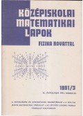 Hermann Péter,Gajzágó Éva,Pataki János - Középiskolai matematikai lapok 1991/3. január