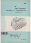 Büchler Alfréd - VZ zárt motorok rövidrezárt forgórésszel