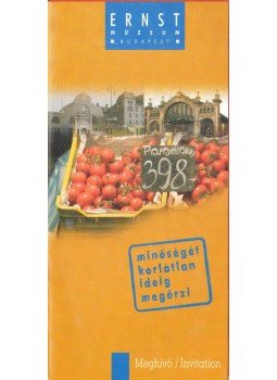  - Vásárcsarnok minőségét korlátlan ideig megőrzi című történeti és kortárs művészeti kiállítás (meghívó),  2005 antikvár könyv