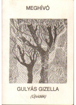  - Gulyás Gizella és Benkő T. Sándor közös tárlatának ünnepélyes megnyitása (meghívó),  1990 antikvár könyv