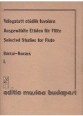 Kovács Gábor,Bántai Vilmos - Válogatott etűdök fuvolára I.