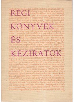 Pintér Márta - Régi könyvek és kéziratok Pintér Márta - Régi könyvek és kéziratok, Budapest 1974 antikvár könyv