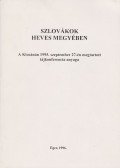 Cs. Schwalm Edit - Szlovákok Heves megyében