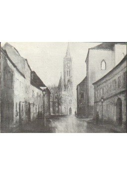  - Szalatnyay József Munkácsy-díjas festőművész kiállításának megnyitása (meghívó),  1983 antikvár könyv