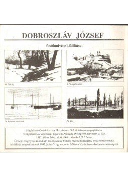 - Dobroszláv József festőművész kiállítása - Dobroszláv József festőművész kiállítása, 1992 antikvár könyv
