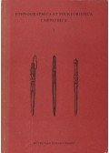 Ujváry Zoltán - Ethnographica et Folkloristica Carpathia I.