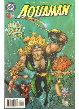Larsen, Erik, Battle, Eric - Aquaman 50. Larsen, Erik, Battle, Eric - Aquaman 50., 1998 antikvár könyv