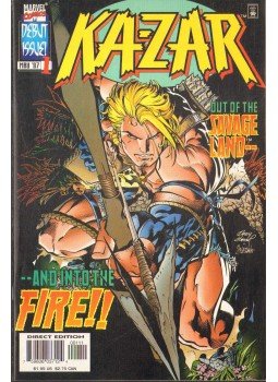Waid, Mark, Kubert, Andy - Ka-zar Vol. 2. No. 1 Waid, Mark, Kubert, Andy - Ka-zar Vol. 2. No. 1, 1997 antikvár könyv
