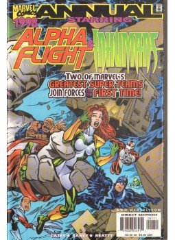 Casey, Joe, Seagle, Steve, Bernardo, Mark, Raney, Tom - Alpha Flight/Inhumans '98 (Annual) Casey, Joe, Seagle, Steve, Bernardo, Mark, Raney, Tom - Alpha Flight/Inhumans '98 (Annual), 1998 antikvár könyv
