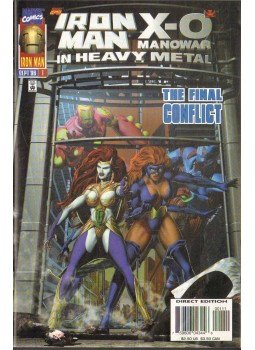 Nicieza, Fabian, Grindberg, Tom - Iron Man/X-O Manowar: Heavy Metal Vol. 1. No. 1 Nicieza, Fabian, Grindberg, Tom - Iron Man/X-O Manowar: Heavy Metal Vol. 1. No. 1, 1996 antikvár könyv