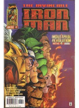Lee, Jim, Lobdell, Scott, Benjamin, Ryan, Portacio, Whilce - Iron Man Vol. 2. No. 6 Lee, Jim, Lobdell, Scott, Benjamin, Ryan, Portacio, Whilce - Iron Man Vol. 2. No. 6, 1997 antikvár könyv