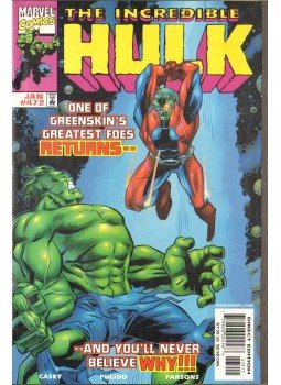 Casey, Joe, Pulido, Javier - The Incredible Hulk Vol. 1. No. 472 Casey, Joe, Pulido, Javier - The Incredible Hulk Vol. 1. No. 472, 1999 antikvár könyv
