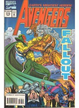 Harras, Bob, Johnson, Stewart - The Avengers Vol. 1 No. 378 Harras, Bob, Johnson, Stewart - The Avengers Vol. 1 No. 378, 1994 antikvár könyv