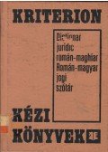 Dr. Hegedűs Sándor,Dr. Nemes István - Román-magyar jogi szótár