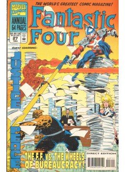 Kaminski, Len, Gustovich, Mike, Gruenwald, Mark - Fantastic Four Vol. 1. No. 27 Kaminski, Len, Gustovich, Mike, Gruenwald, Mark - Fantastic Four Vol. 1. No. 27, 1994 antikvár könyv