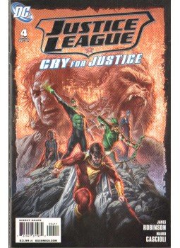 Cascioli, Mauro, James Robinson - Justice League: Cry for Justice 4. Cascioli, Mauro, James Robinson - Justice League: Cry for Justice 4., 2009 antikvár könyv
