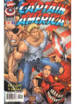 Loeb, Jeph, Liefeld, Rob - Captain America Vol. 2. No. 2 Loeb, Jeph, Liefeld, Rob - Captain America Vol. 2. No. 2, 1996 antikvár könyv