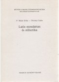 P. Mayer Erika,Töttössi Csaba - Latin mondattan és stilisztika