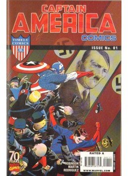 Martin, Marcos, James Robinson - Captain America Comics 70th Anniversary Special No. 1 Martin, Marcos, James Robinson - Captain America Comics 70th Anniversary Special No. 1, 2009 antikvár könyv