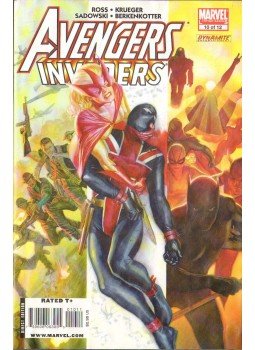 Sadowski, Steve, Berkenkotter, Patrick, Jim Krueger, Alex Ross - Avengers/Invaders No. 10 Sadowski, Steve, Berkenkotter, Patrick, Jim Krueger, Alex Ross - Avengers/Invaders No. 10, 2009 antikvár könyv