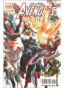 Sadowski, Steve, Herbert, Jack, Jim Krueger, Alex Ross - Avengers/Invaders No. 12 Sadowski, Steve, Herbert, Jack, Jim Krueger, Alex Ross - Avengers/Invaders No. 12, 2009 antikvár könyv