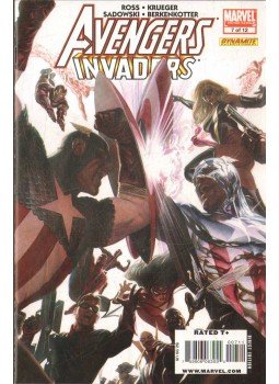 Sadowski, Steve, Berkenkotter, Patrick, Jim Krueger, Alex Ross - Avengers/Invaders No. 7 Sadowski, Steve, Berkenkotter, Patrick, Jim Krueger, Alex Ross - Avengers/Invaders No. 7, 2009 antikvár könyv