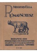 Megyery Ella - Római notesz