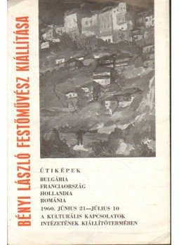 Pogány Ö. Gábor - Bényi László festőművész kiállítása,  1960 antikvár könyv
