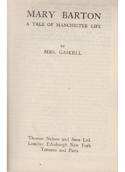 Gaskell, Elizabeth - Mary Barton Gaskell, Elizabeth - Mary Barton, 0 antikvár könyv