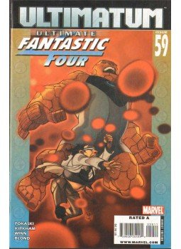 Kirkham, Tyler, Pokaski, Joe - Ultimate Fantastic Four No. 59 Kirkham, Tyler, Pokaski, Joe - Ultimate Fantastic Four No. 59, 2009 antikvár könyv