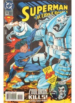 Kesel, Karl, Guice, Jackson, Rodier, Denis - Action Comics 695. Kesel, Karl, Guice, Jackson, Rodier, Denis - Action Comics 695., 1994 antikvár könyv