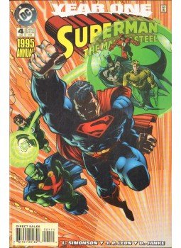 Simonson, Louise, Leon, John Paul - Superman: The Man of Steel Annual 4. Simonson, Louise, Leon, John Paul - Superman: The Man of Steel Annual 4., 1995 antikvár könyv